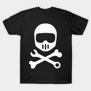 Helmet Bones N Tools (white) T-Shirt